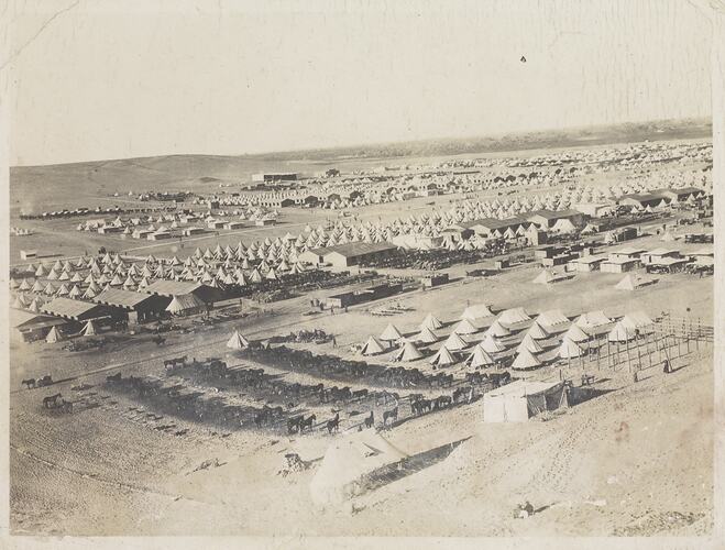 Australian Camp, Mena', Egypt, Captain Edward Albert McKenna, World War I, 1914-1915