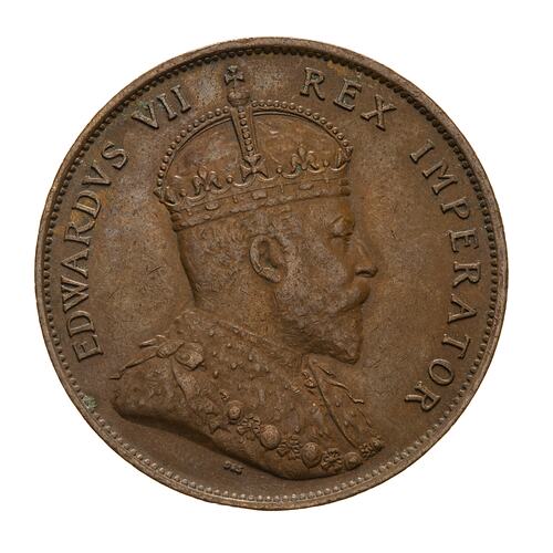 Coin - 1 Piastre, Cyprus, 1908