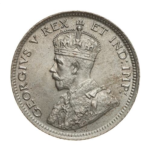 Coin - 25 Cents, British East Africa, 1912
