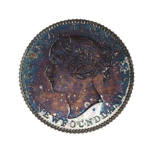 Proof Coin - 10 Cents, Newfoundland, 1880