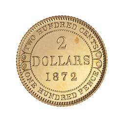 Proof Coin - 2 Dollars, Newfoundland, 1872