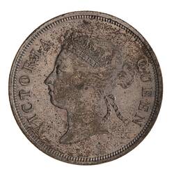 Coin - 50 Cents, Straits Settlements, 1888