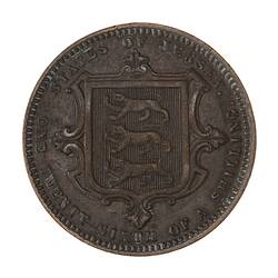 Coin - 1/26 Shilling, Jersey, Channel Islands, 1871