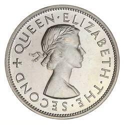 Proof Coin - Crown (5 Shillings), New Zealand, 1953