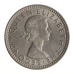 Coin - 6 Pence, New Zealand, 1960