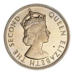 Proof Coin - 1 Rupee, Seychelles, 1954