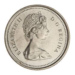 Coin - 25 Cents, Canada, 1973