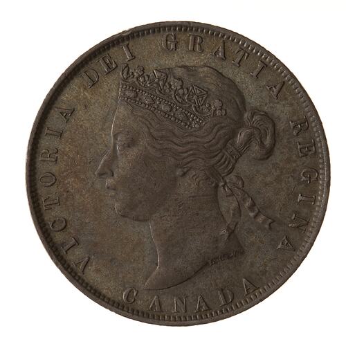 Coin - 50 Cents, Canada, 1872