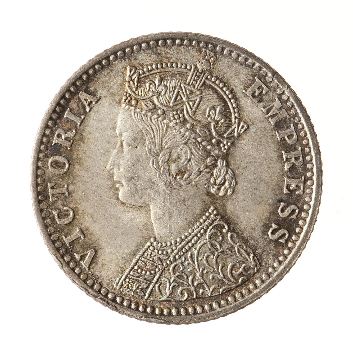 Coin 1 4 Rupee India 1890 coin-1-4-rupee-india-1890