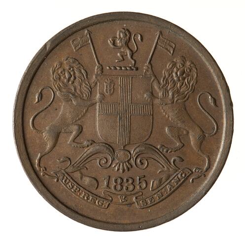 Coin - 1/4 Anna, East India Company, India, 1835