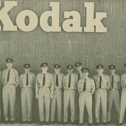Photograph - Kodak Australasia Pty Ltd, Group Portrait of Members of the RAAF Photo School, Coburg, c1960s