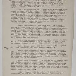 Copy of Notes - Speech by George Bult, circa 1929