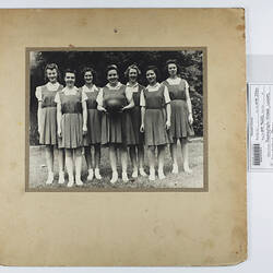 Photograph - Kodak Australasia Pty Ltd, Kodak Basketball Team, circa 1948