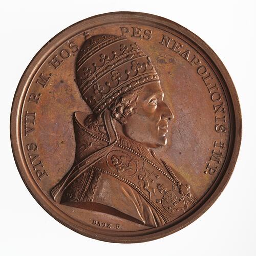 Medal - Visit of Pope Pius VII to Paris, Napoleon Bonaparte (Emperor Napoleon I), France, 1804