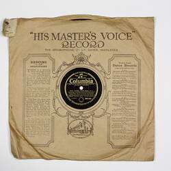 Disc Recording - Columbia, "Savoy Minstrel Songs-Medley, Parts 1 & 2", Debroy Sommers Band 1939