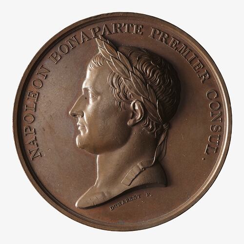 Medal - Peace of Amiens, Napoleon Bonaparte (Emperor Napoleon I), France, 1802