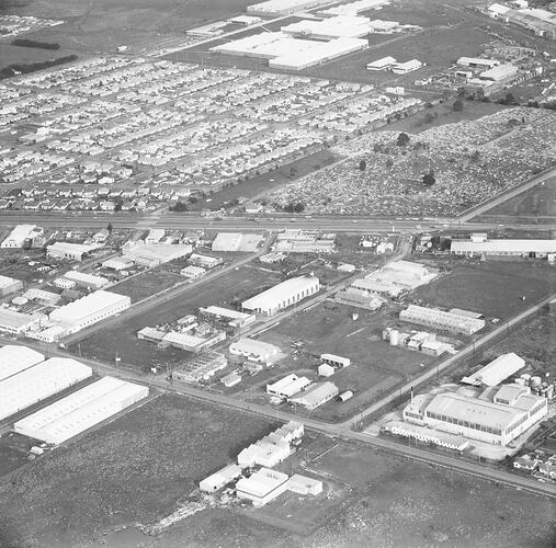 Negative - Aerial View of Brooklyn, Victoria, 31 Dec 1964