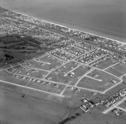 Negative - Aerial View of Aspendale, Victoria, 1964