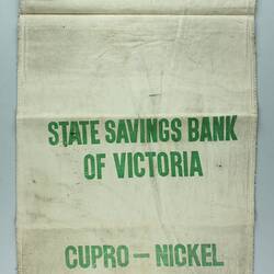 Money Bag - State Savings Bank of Victoria, Cupro-Nickel, 1980s