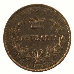 Coin - Sovereign, New South Wales, Australia, 1855