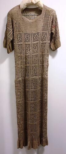 Handmade lady's crocheted dress.