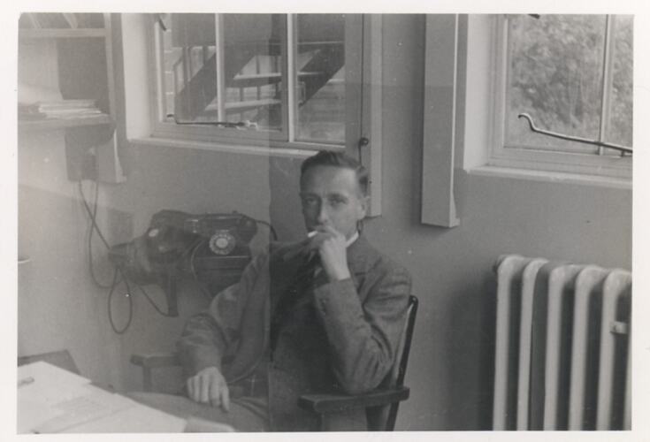 Photograph - Mr Sanders, Sensitometry and Testing, Research Laboratory, Kodak Limited, Harrow, United Kingdom, circa 1940s