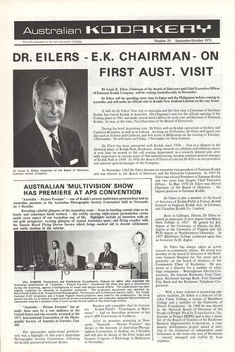 Newsletter - 'Australian Kodakery', No 29, Sep-Oct 1971