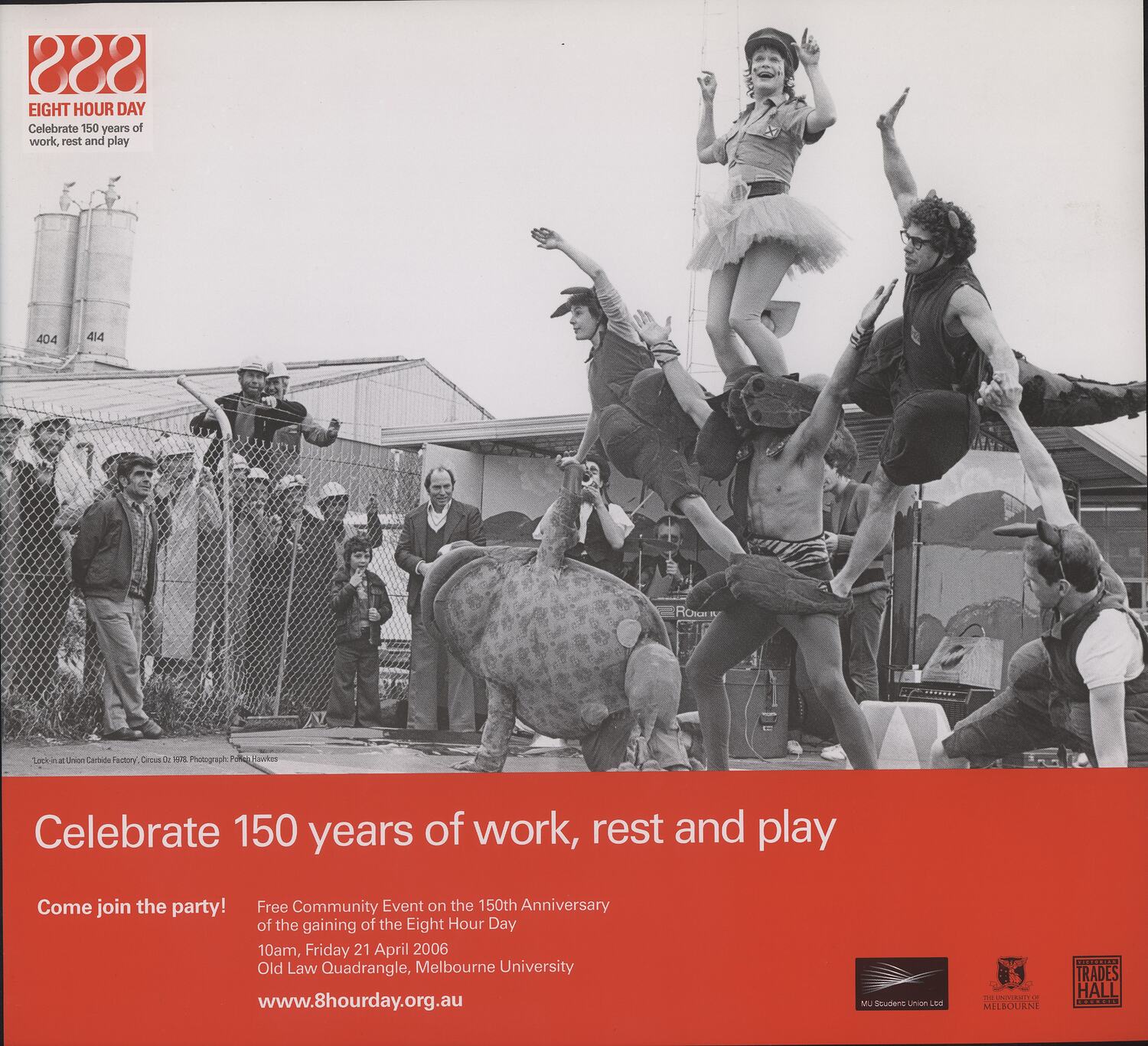 Poster - 'Celebrate 150 Years of Work, Rest & Play', 2006