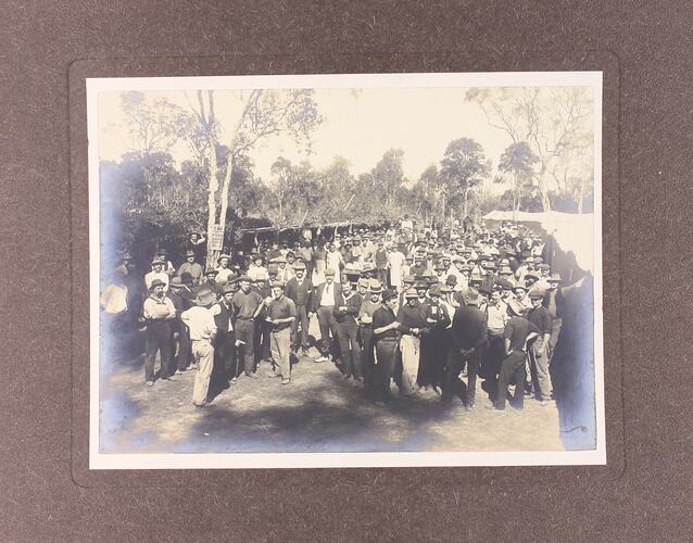 Photograph - Sugar Workers at Strike Camp, Queensland, 1911