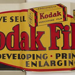 Poster - 'We Sell Kodak Film, Developing, Printing, Enlarging'