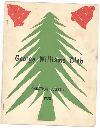 Booklet - George Williams Club Souvenir Bulletin, 1958