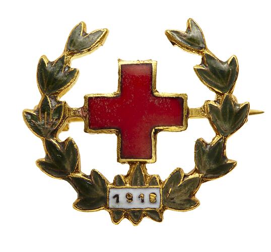 WWI Badge - Red Cross, Australia, 1918
