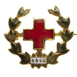WWI Badge - Red Cross, Australia, 1918