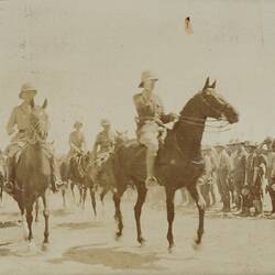 Photograph - Prince of Wales & General Birdwood Visit Australian Soldiers, World War I, 1914-1918
