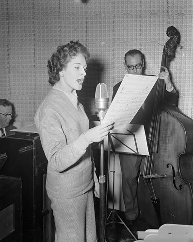 Planet Records, Band Recording in a Studio, Victoria, 20 Jul 1959