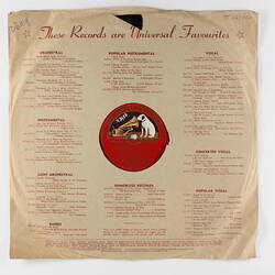 Disc Recording - The Gramophone Co. Ltd., Double-Side, 'Bimba Dagli Occhi (Child, From Whose Eyes)' & 'Lo T'ho Ghermita (I See, I Have Caught You)', 1927-1956