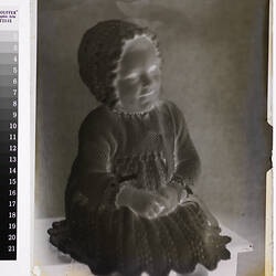 Portrait of Toddler in Bonnet, circa 1930s