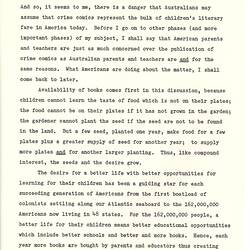 Third page of a typed transcript in black ink on paper