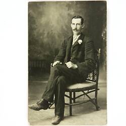 Postcard - Portrait, William (Bill) Nairn, circa 1910-1915