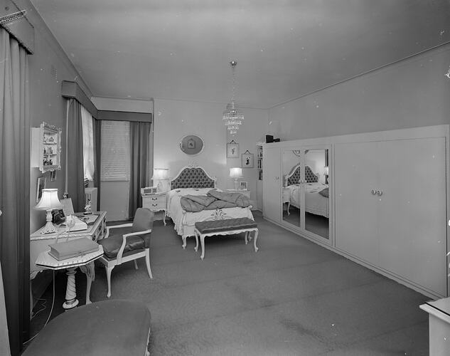 Bedroom Interior, East Malvern, Victoria, 16 Mar 1960