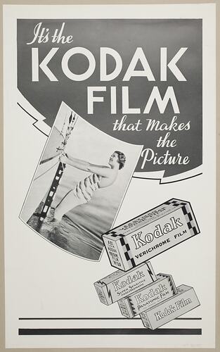Leaflet - 'It's the Kodak Film That Makes the Picture', Advertising Promotion, Kodak, 1930s