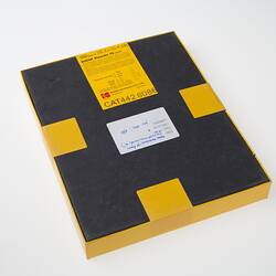 Back of box of Kodak photographic paper.