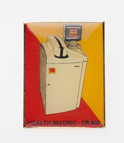 Lapel Pin - Kodak, 'Health Imaging - CR 800', circa 2003