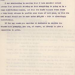 Letter - Thomas Baker to George Eastman, 14 Dec 1912