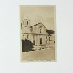 Postcard - Church of Saint Bartholomew, Stromboli, Italy, circa 1939