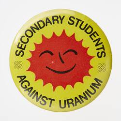Badge - Secondary Students Against Uranium