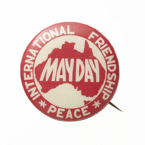 Badge - International Friendship, Peace, May Day