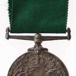 Medal - Colonial Auxiliary Forces Long Service Medal, King Edward VII, Australia, 1902-1910 - Reverse