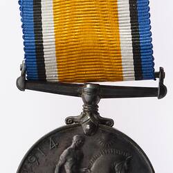 Medal - British War Medal, Great Britain, Corporal Harry Watkins, 1914-1920 - Reverse