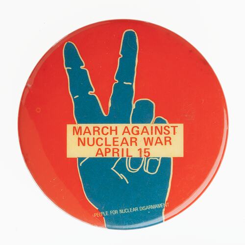 Badge - March Against Nuclear War